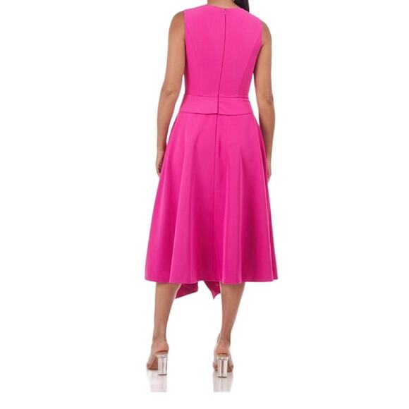 Kay Unger dress Rosemary midi pink size 4 - Picture 7 of 7